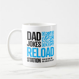 Vater Joke Tasse mit QR Code - Ein neuer Witz jede