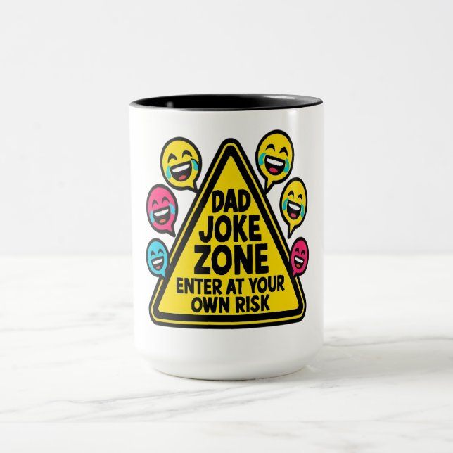 Vater Joke Zone - Geben Sie Ihr eigenes Risiko ein Tasse (Zentrum)