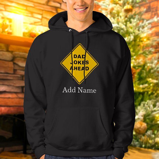 Vater Jokes Ahead Individuelle Name Text Personali Hoodie (Von Creator hochgeladen)