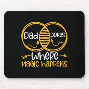 Vater Jokes, bei denen Magie Premiere feiert Mousepad