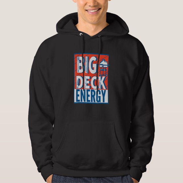 Vater Jokes Big Deck Energy Hoodie (Vorderseite)