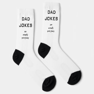 Vater Jokes Funny Novelty Spaß Caption Amusing Socken