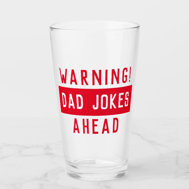 Vater Jokes Glass Tumbler (Vorderseite)