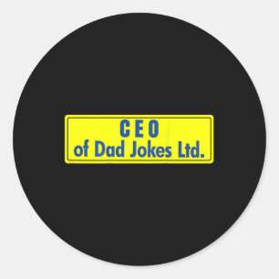 Vater Jokes Grillen Patriotic American Vater Art o Runder Aufkleber