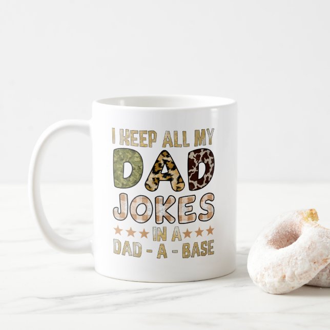 Vater Jokes Kaffee Tasse (Mit Donut)