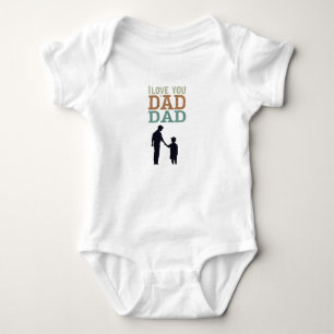 Vater Jokes kann mit dieser Liebe nicht mithalten Baby Strampler