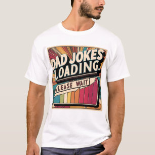 Vater Jokes Loading Funny Vatertag T - Shirt