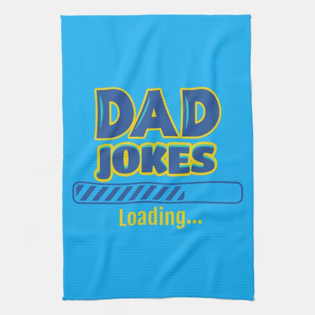 Vater Jokes Loading Geschirrtuch (Vertikal)