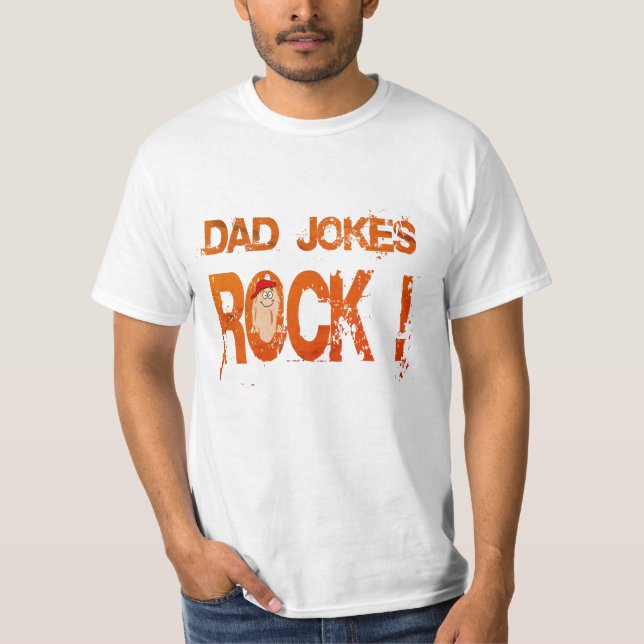 Vater Jokes Rock Shirt - Funny Vatertag T-Shirt! (Vorderseite)