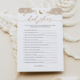 Vater Jokes Twinkle Star Showspielkarte Einladung