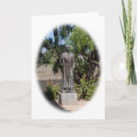 Vater Junipero Serra Grußkarte