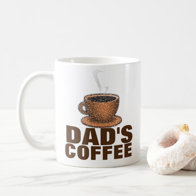 Vater-Kaffee Kaffeetasse (Mit Donut)