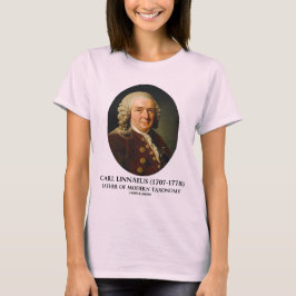 Vater Karls Linnaeus der modernen Taxonomie T-Shirt