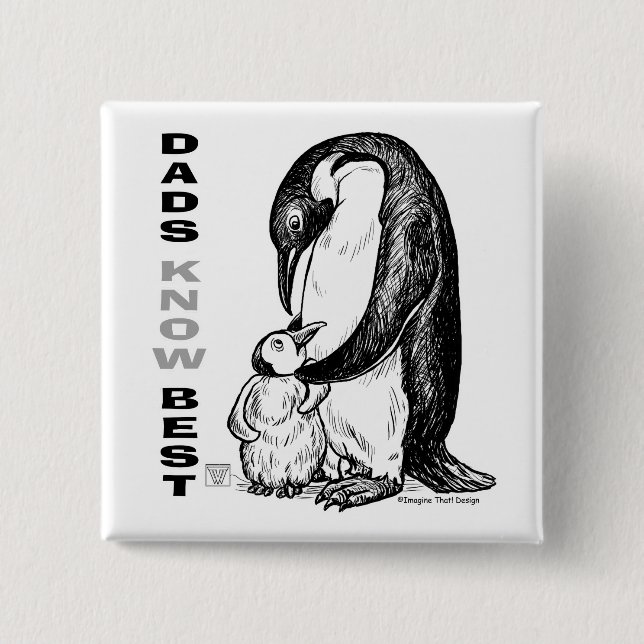 Vater kennen das Beste Button (Vorderseite)