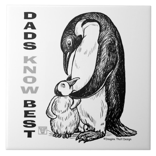 Vater kennen das Beste Fliese (Vorderseite)