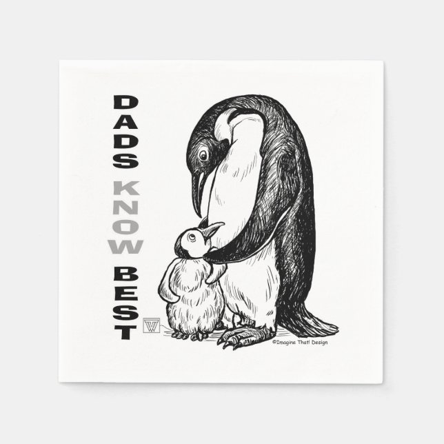 Vater kennen das Beste Serviette (Vorderseite)