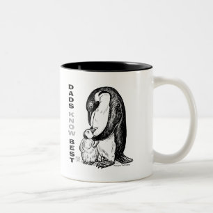 Vater kennen das Beste Zweifarbige Tasse