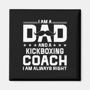 Vater Kickbox-Trainer immer recht Kickbox-Trainer Magnet