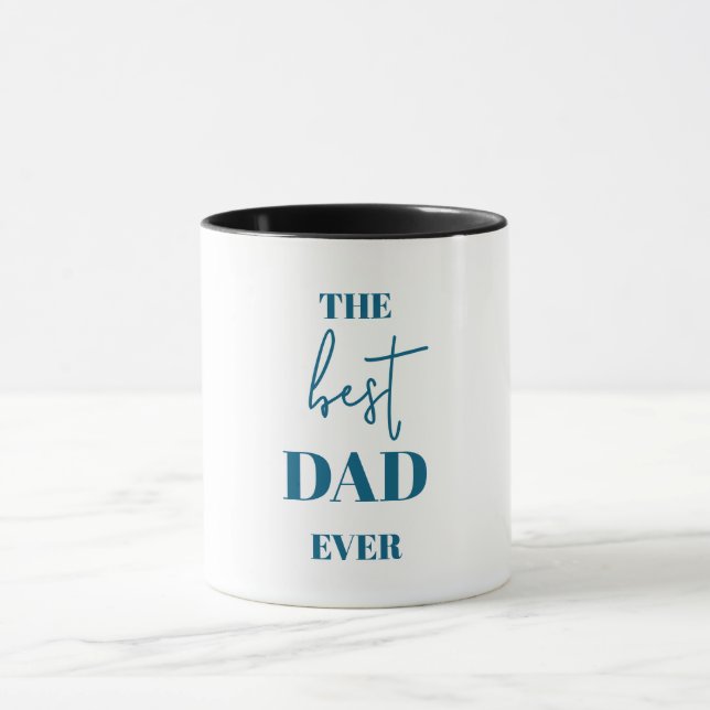 Vater & Kind Tasse - Herzrahmen Bester Vater für j (Zentrum)