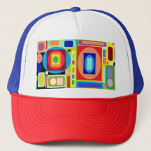 Vater, Kinder & Kinder abstrakte Trucker-Mütze