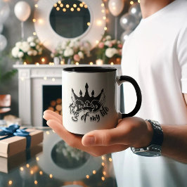 Vater King of my life Modern Vatertag Tasse