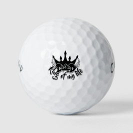 Vater King of my life Vathers Day Golfball