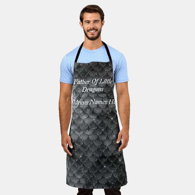 Vater kleiner Drachen Schürze (Getragen)