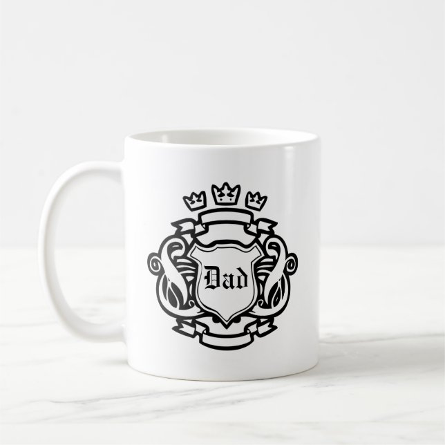 Vater-königliches Wappen Kaffeetasse (Links)