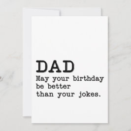 Vater könnte dein Geburtstag besser sein als deine Feiertagskarte