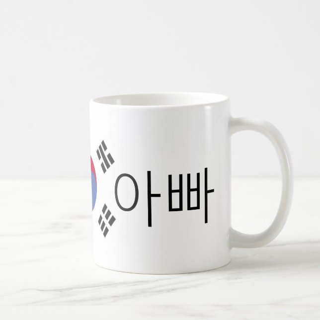 Vater-Korea-Tasse Kaffeetasse (Rechts)