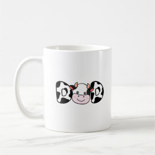 Vater Kuh Druck Kuh Muster Vatertag Kaffeetasse