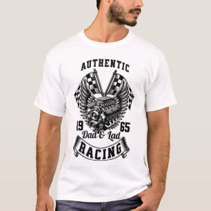 Vater & Lad Racing T - Shirt - Klassischer Motor D
