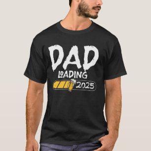 Vater lädt 2025 Neue Vater Schwangerschaftsankündi T-Shirt
