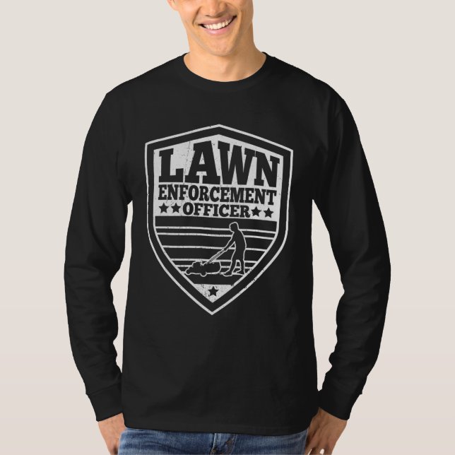 Vater Lawn Mowing, Beauftragter für die Kontrolle  T-Shirt (Vorderseite)