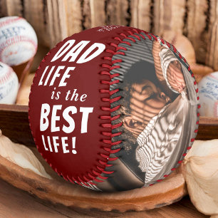 Vater Leben ist das Beste Leben 2 Fotos Vatertag Baseball