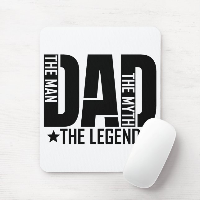 Vater Legend Man Mousepad (Mit Mouse)