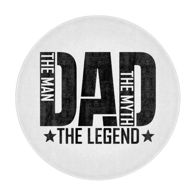 Vater Legend Man Schneidebrett (Vorderseite)