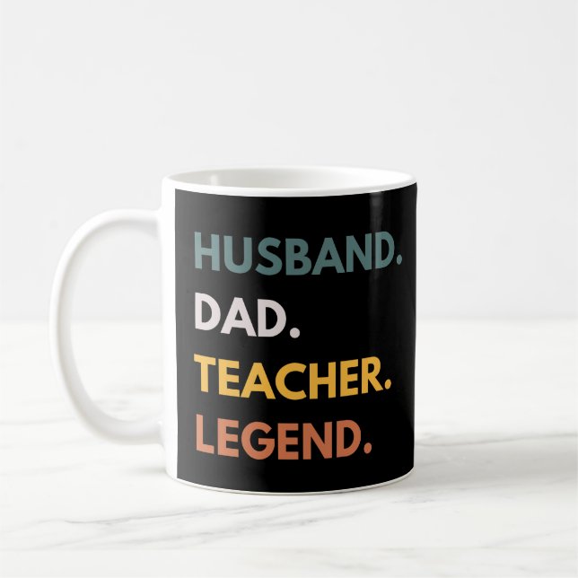 Vater-Lehrer Legend Funny Professors Kaffeetasse (Links)