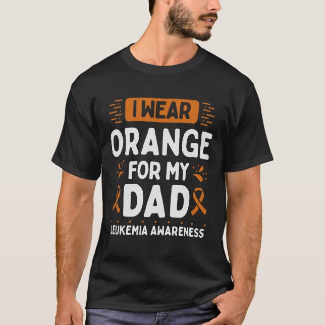 Vater Leukämie Bewusstsein Paprika T-Shirt (Vorderseite)