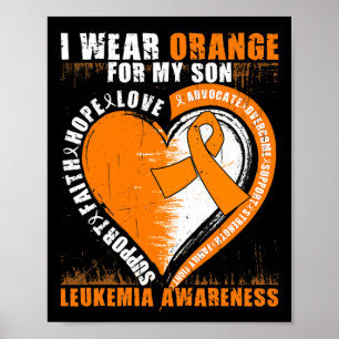 Vater Leukämie Bewusstsein Son Leukämie Bewusstsei Poster