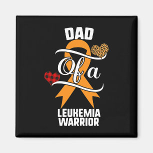 Vater Leukemia Bewusstsein Leopard Buffalo Kariert Magnet