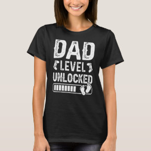 Vater Level entsperrt 2023 Gamer-Schwangerschaft B T-Shirt