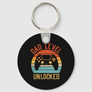 Vater Level entsperrt - Game Lover Gamer bald F Schlüsselanhänger