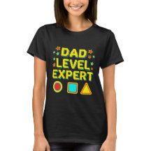 Vater-Level-Experte Retro-Gamer-Vater-Shirt