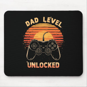 Vater-Level freigeschaltet Lustiger Retro-Neuer-Va Mousepad