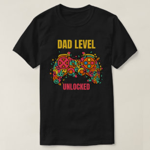 Vater Level Unlock Colour Game Controller T-Shirt