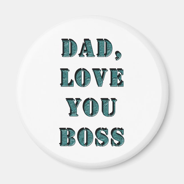 VATER, LIEBE, DU BIST 1 MAGNET (Vorne)