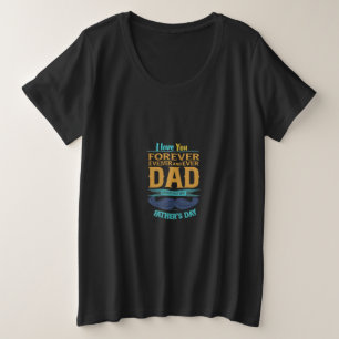 Vater Liebe Forever Plus Größe T - Shirt