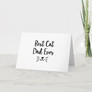 Vater Liebe Katze Geburtstag Katze Lover Liebe Ges Karte