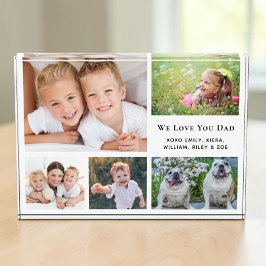 Vater Liebe Sie Fotoblock